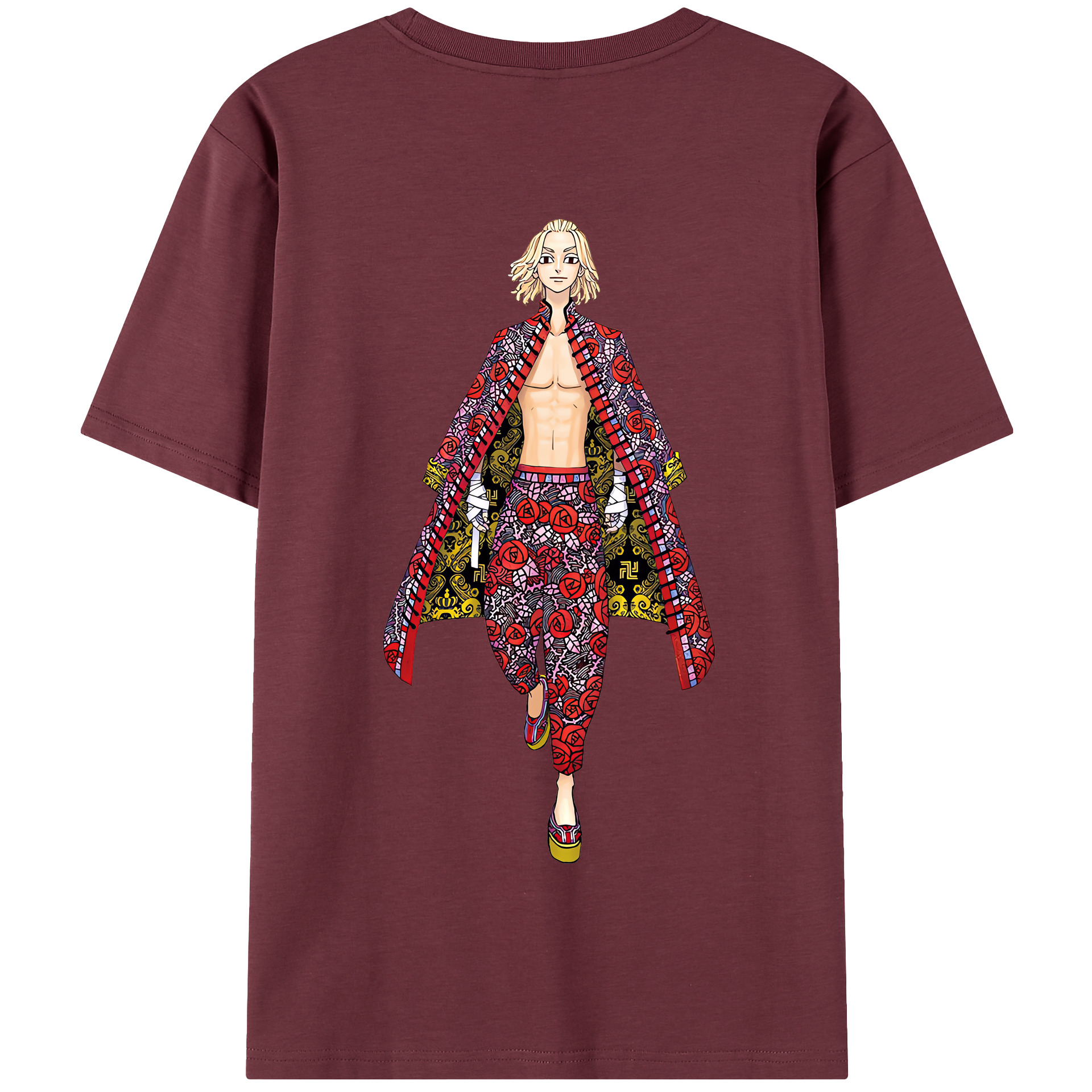 （画像用） 東京リベンジャーズ Tokyo Revengers 綿100％半袖Tシャツ（背面プリント）